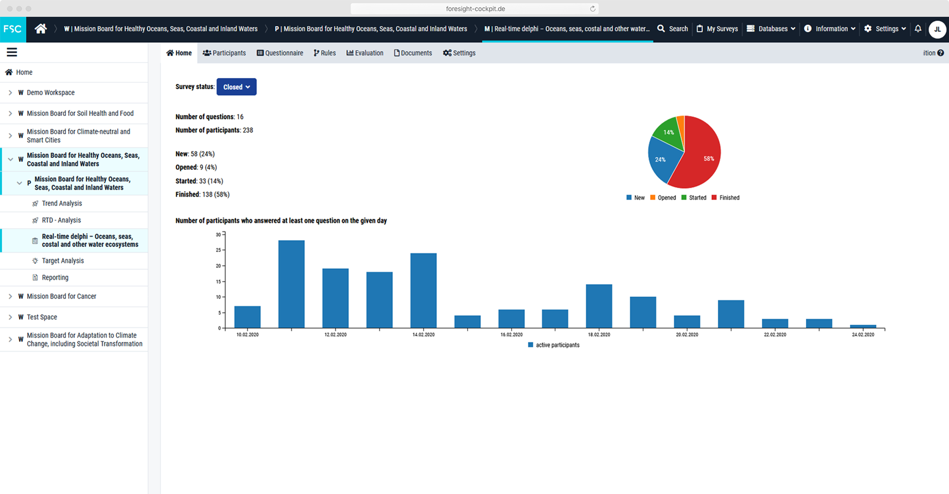 Evaluation in real-time